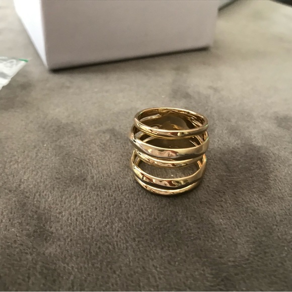 CLOSET CLEAR OUT ! Perfect 14k gold over sterling silver, ring size 6.5 !!! - Picture 2 of 7